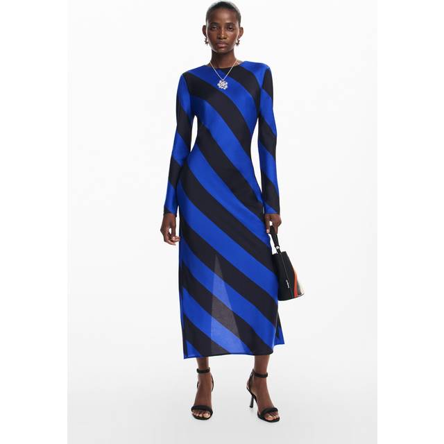 Women's t-shirt dress Desigual Trinity - Bleu - L