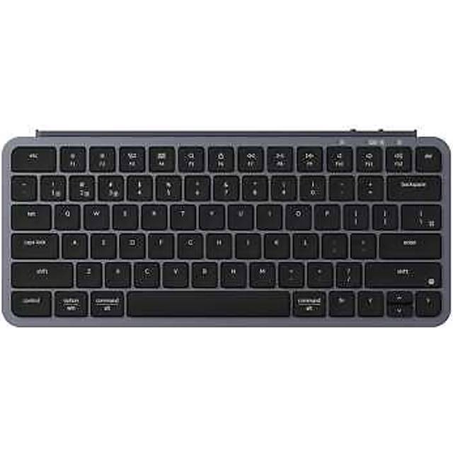 Keychron B1P-K1, 75%, Trådlös, USB + RF Wireless + Bluetooth, Mekaniska tangentbrytare, Grå