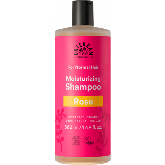 Urtekram Rose Shampoo Organisk, normalt hår, 500 ml