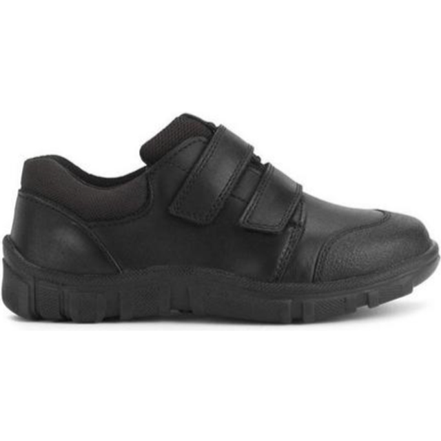Start-rite Topic 2 Strap Shoe, Black, Size 10 Younger