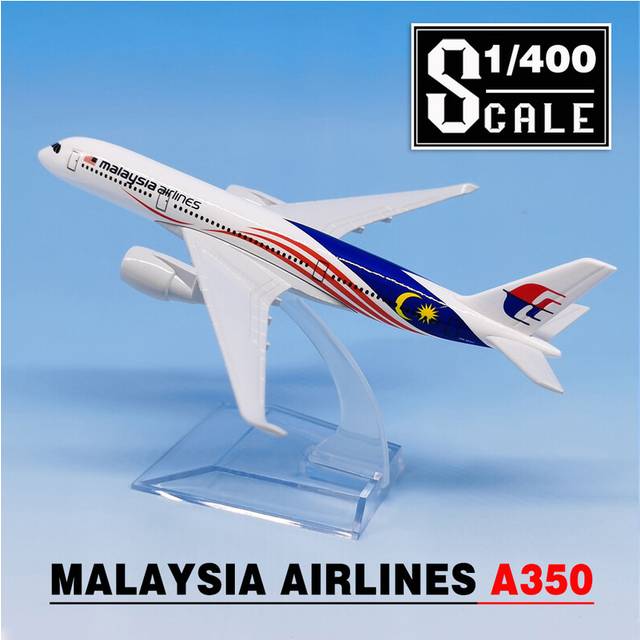 (A350, China) Scale 1:400 AirAsia Airbus A340 A320 Metal Diecast Airplane Plane Model