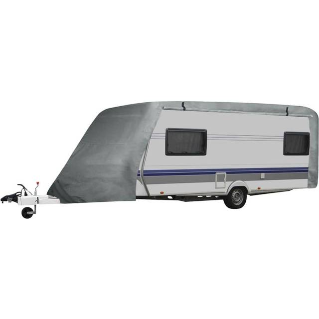 vidaXL Caravan Cover Grey L