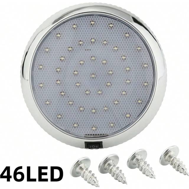 Werwing-UK 12V Ceiling Roof Light LED Interior Lights For Caravan/Motorhome/Trailer/Boat
