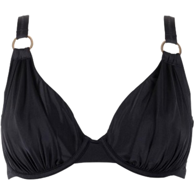 Pour Moi Samoa Non-Padded Underwired Top - Black, Black, Size 36Dd, Women - 36DD