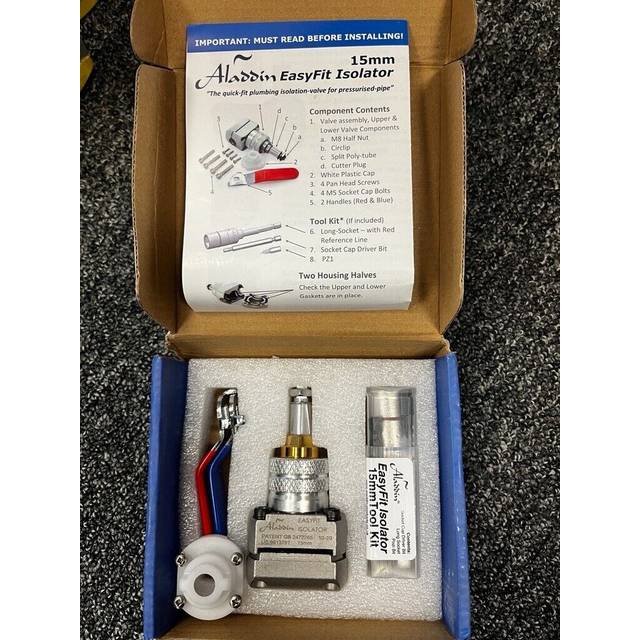 Aladdin EasyFit Isolator Starter Pack 15mm in Chrome