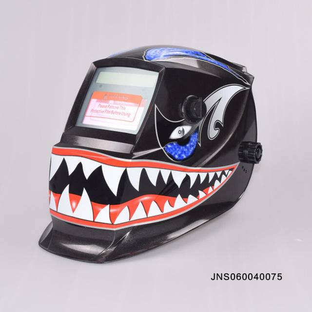 (Big tooth helmet) Auto Darkening Solar Welding Helmet Welder Lenses