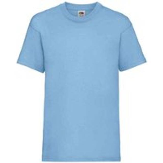 (3-4 Years, Sky Blue) Fruit of the Loom Childrens/Kids Valueweight T-Shirt