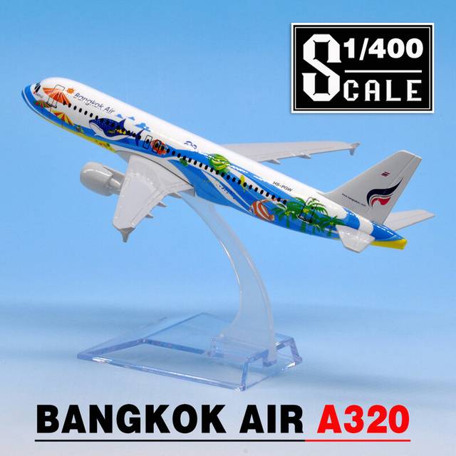 (A320, China) Scale 1:400 AirAsia Airbus A340 A320 Metal Diecast Airplane Plane Model