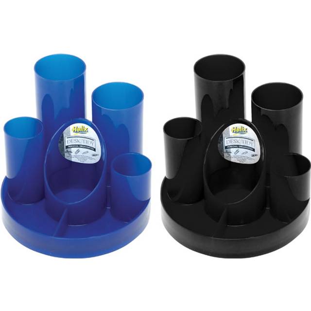 Helix R40077 Desk Tidies Black