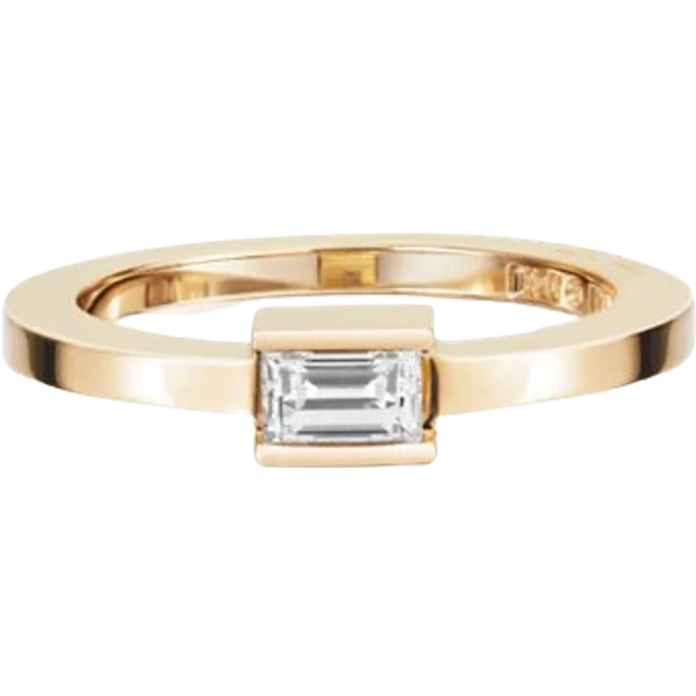 Efva Attling Deco Wedding Ring 17.50 - HYRA RING: GULD