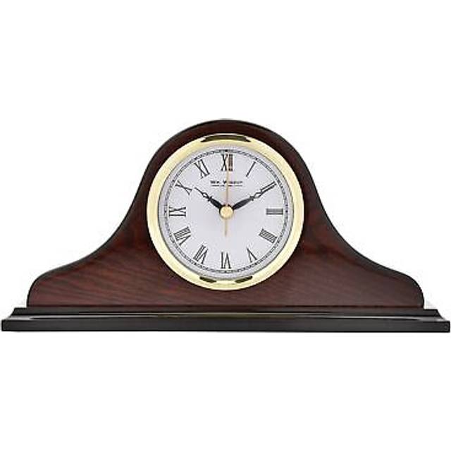 Wm.Widdop Napoleon Shaped Wooden Mantel Clock