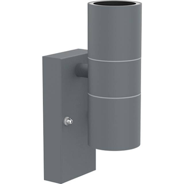 Kosnic Swimley GU10 Up/Down Standard Twin Wall Light Grey