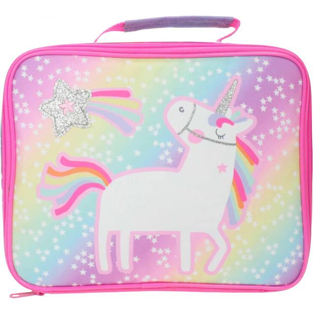 Unicorn Insulated Lunch Bag Childrens Kids Pink Rainbow Girls School