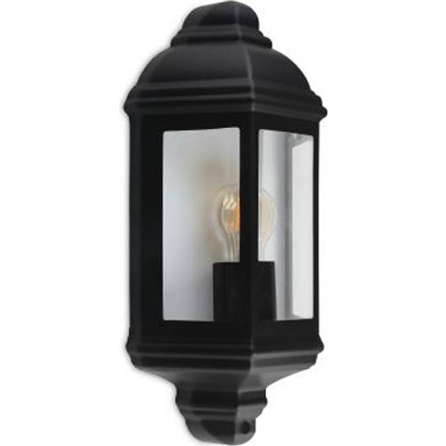 Kosnic Dalby Standard E27 Wall Lantern Black