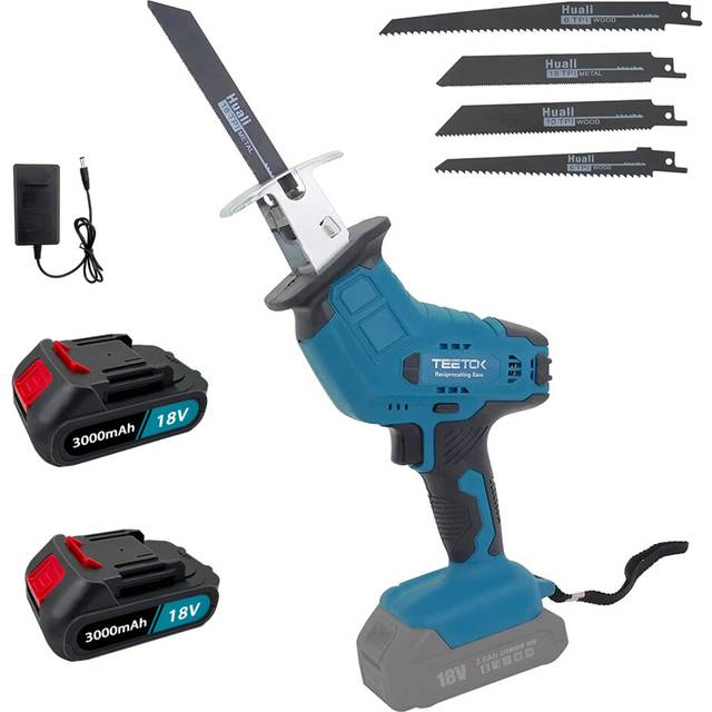 Cordless Reciprocating Saw Saber Cutting Saw+2Battery 5.5A+Charger-Makita Compatible