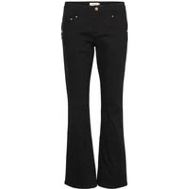 Cream, Boot-cut Jeans, female, Black, W32 L32, Bootcut Jeans - Shape Bukser Pitch Black