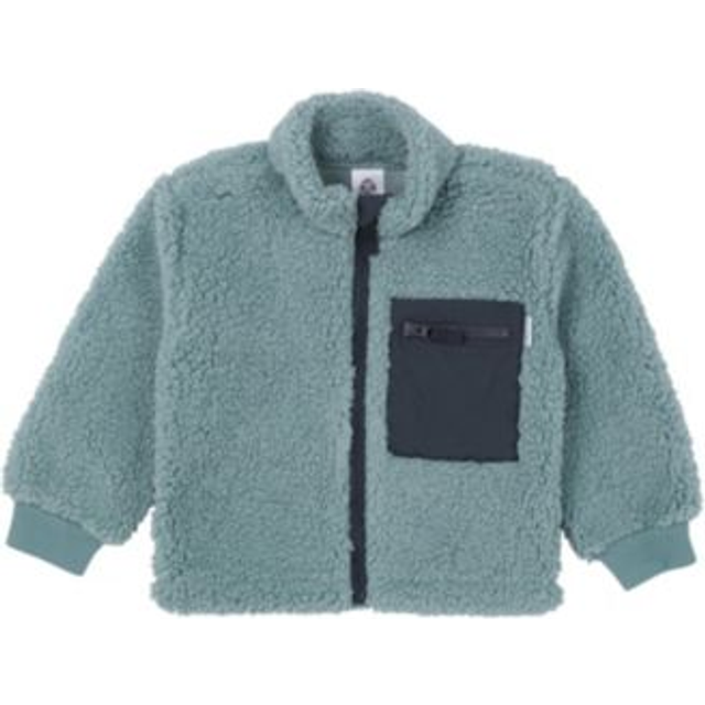 Gerber Unisex Baby Toddler Boys Girls Sherpa Fleece-Lined Zip Up Jacket  Medium Blue