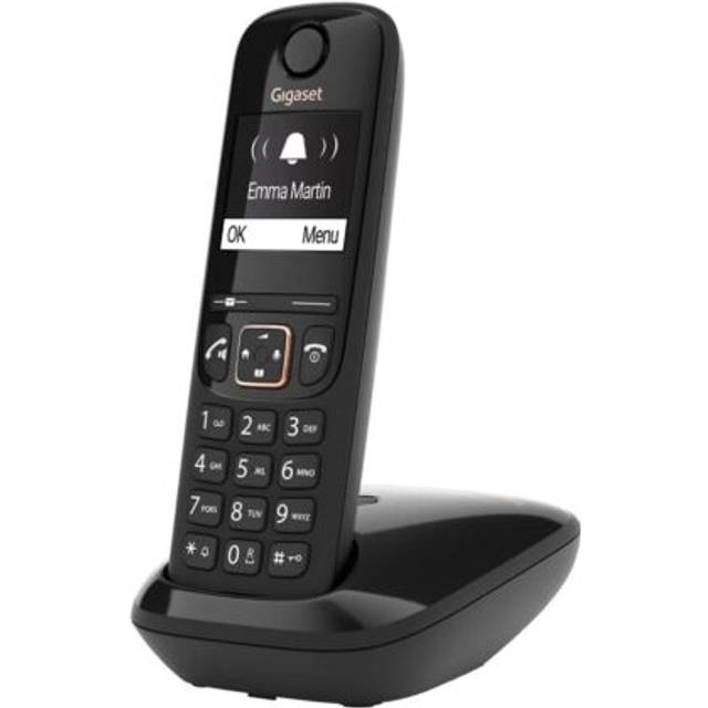 ALLROUNDER Cordless phone Large highcontrast display Brilliant audio quality Customizable sound profiles Handsfree talking Call blocking black