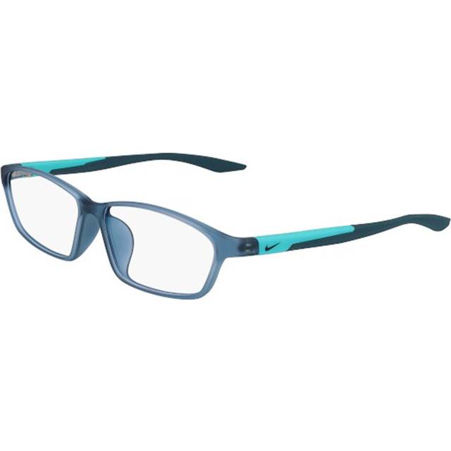 Nike 7130AF Asian Fit 430 Men's Eyeglasses Blue Size 57 (Frame Only) - Blue Light Block Available - Green (57)