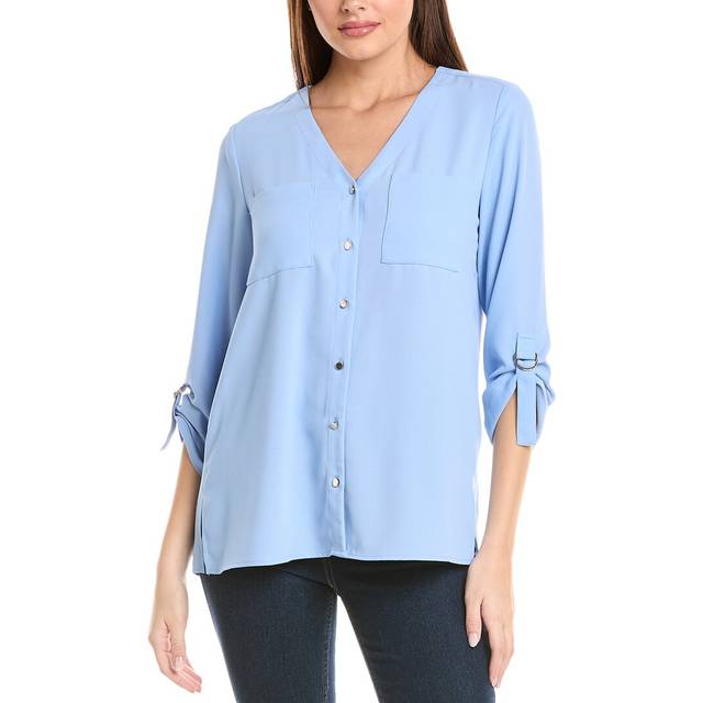 Jones New York Roll-Up Tab Tunic