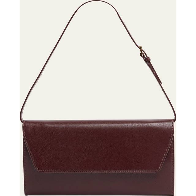 The Row Burgundy Evening Clutch - RNSHG RAISIN SHG - UNI