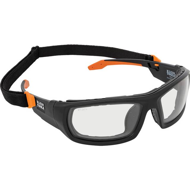 Klein Tools 60538 Gasket Safety Glasses  Professional PPE Protective Eyewear  Full Frame  Scratch Resistant  Anti-Fog  Indoor/Outdoor Lens