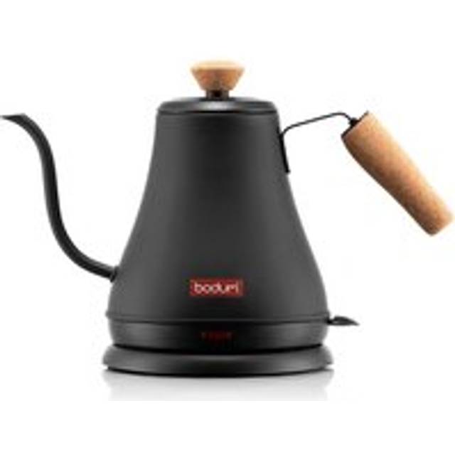 Bodum Melior Gooseneck Water Kettle 0.8L 1000W - Black, White