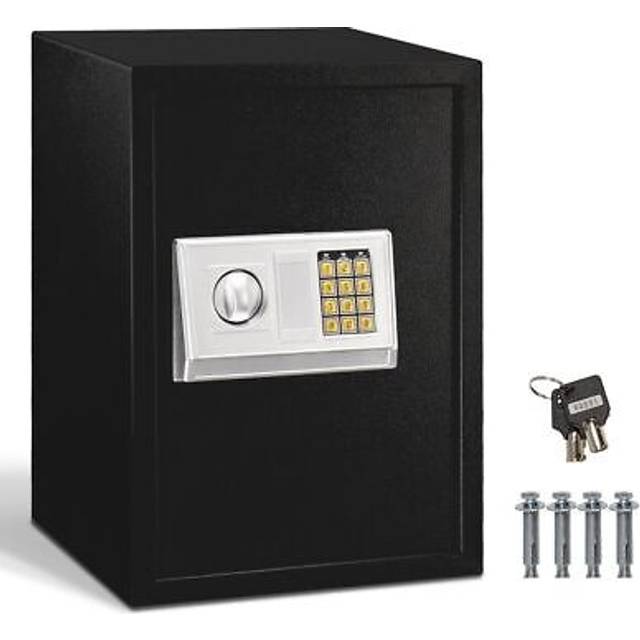 48L Digital Security Safe Box Electronic Money Cash Jewelry Safecase w/ Keys