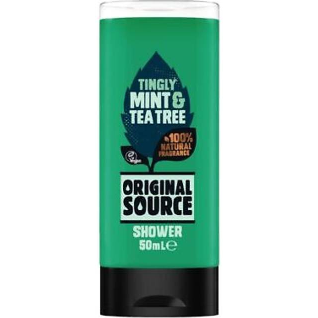 Original Source Mint and Tea Tree Shower Gel Body Wash Travel Size 50ml