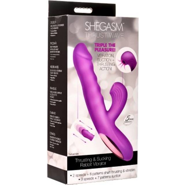 XR Brands Shegasm Thrust Wave Rabbit Vibrator