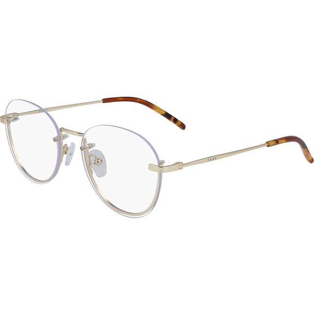 DKNY DK1000 717 Women's Eyeglasses Gold Size 52 (Frame Only) - Blue Light Block Available (52)