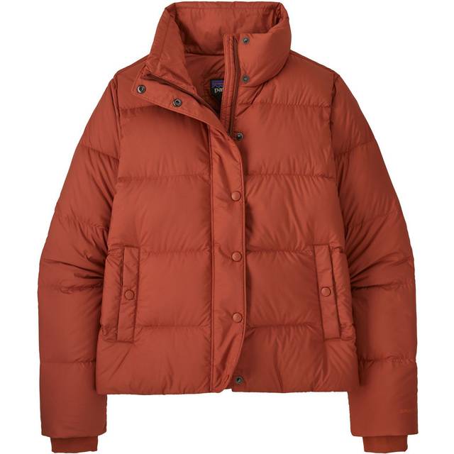 Patagonia Silent Down Puffer Jacket burnished red
