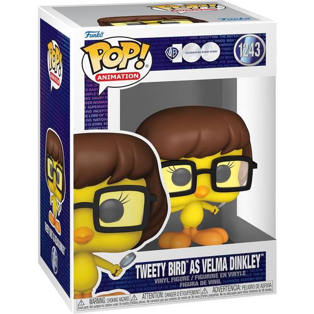 Funko Pop Figure Looney Tunes Tweety Bird As Velma Dinkley