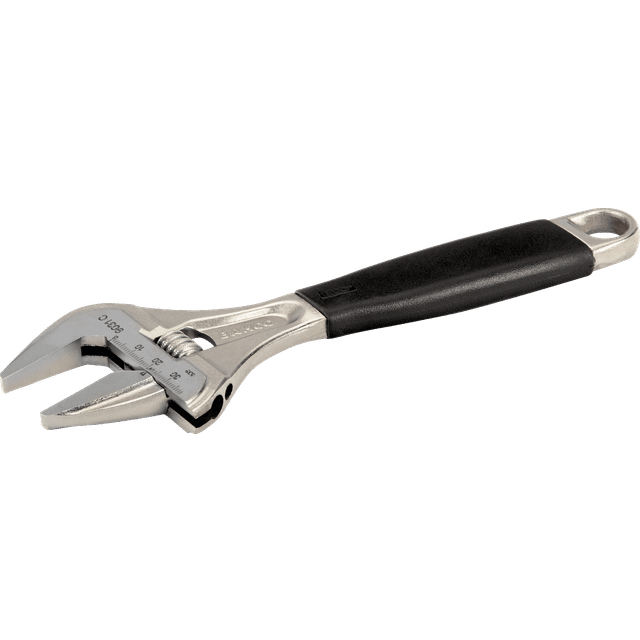 Bahco 9029C Chrome ERGO Adjustable Wrench 170mm Extra Wide Jaw 32mm