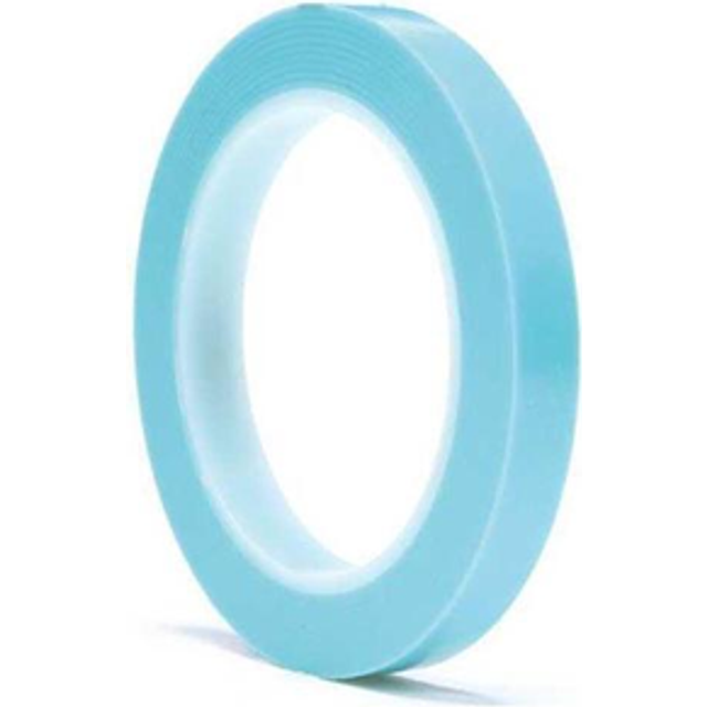 Scotch High Temperature Fine Line Tape 4737T, Translucent Blue, 12.7 mm x 33 m, - Blue Translucent