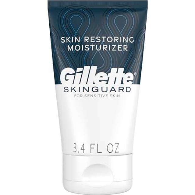 Gillette SkinGuard Face Moisturizer for Men  3.4 oz Skin Restoring Moisturizer with Shea Butter and Vitamin E