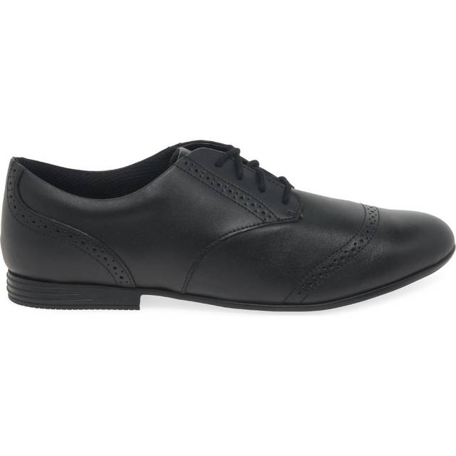 Finja Brogue Older Standard Fit - Black - 2.5 M