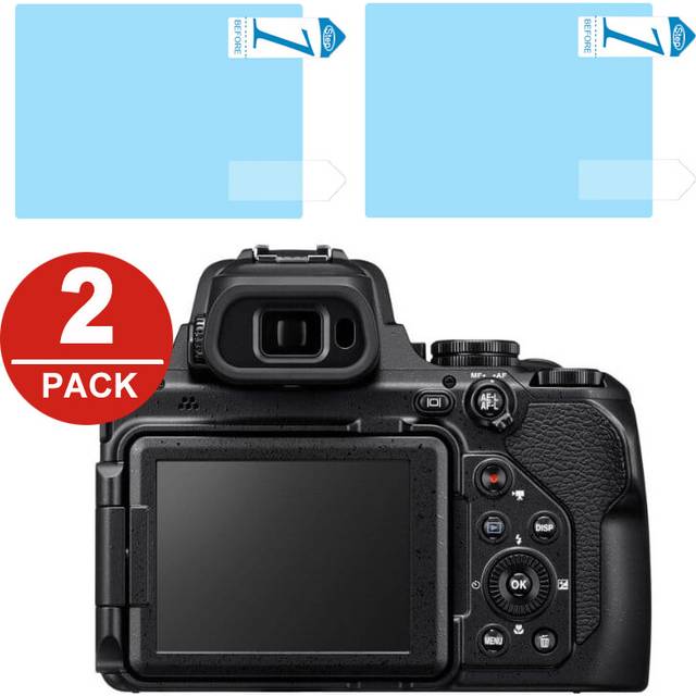 (Coolpix P950) 2x LCD Screen Protector Protection for Nikon J5 J4 V3 A1000 A900 B500 B600 B700 P1000 P950 P900 P900S P610 P600 P530 A300 A100  Screen