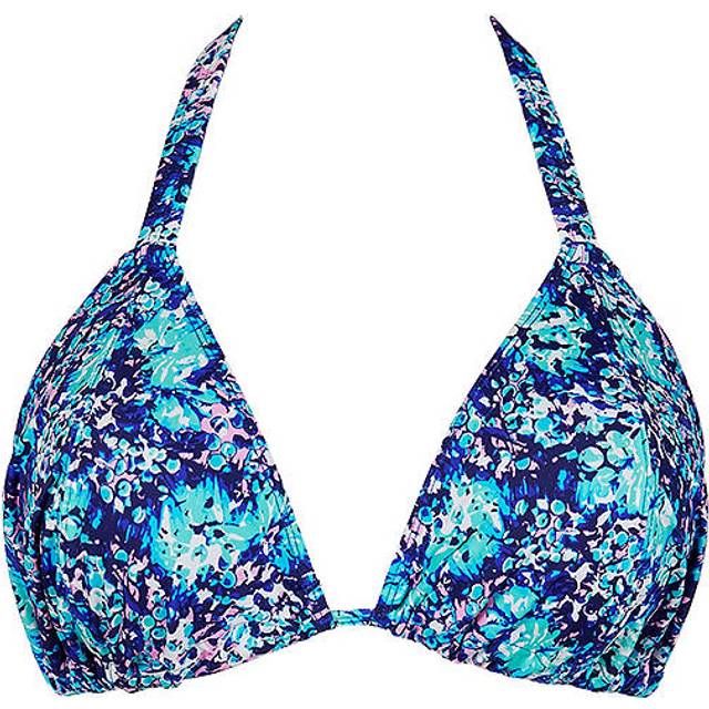 Curvy Kate Mykonos String Bikini Top - Blue Print