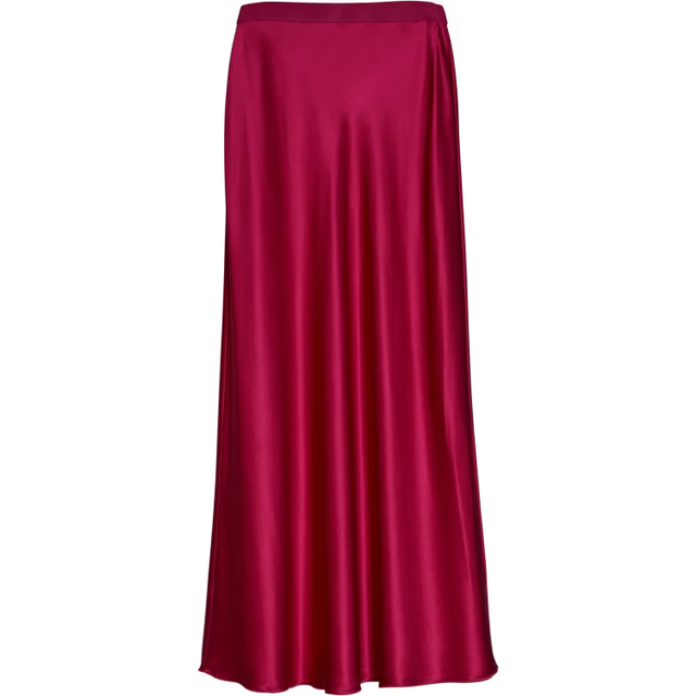 Ahlvar Gallery, Kjol, Dam, M, Hana silke satin kjol - pink (M)