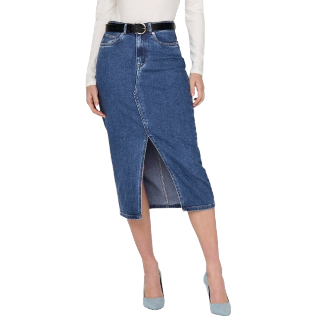 Denim skirt for women Only Siri - Bleu