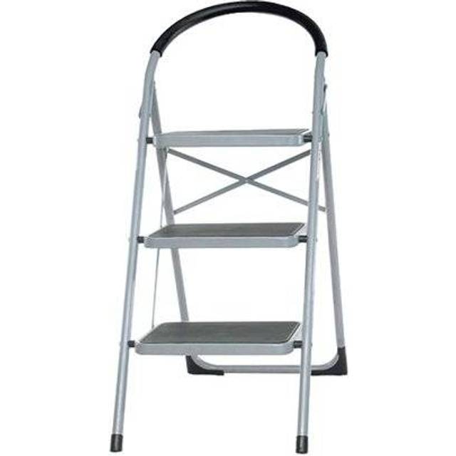 3 Tread White Step Ladder