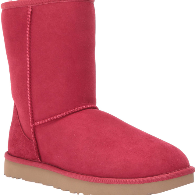 (WMNS) UGG Classic Short II 'Red' - RED - 6