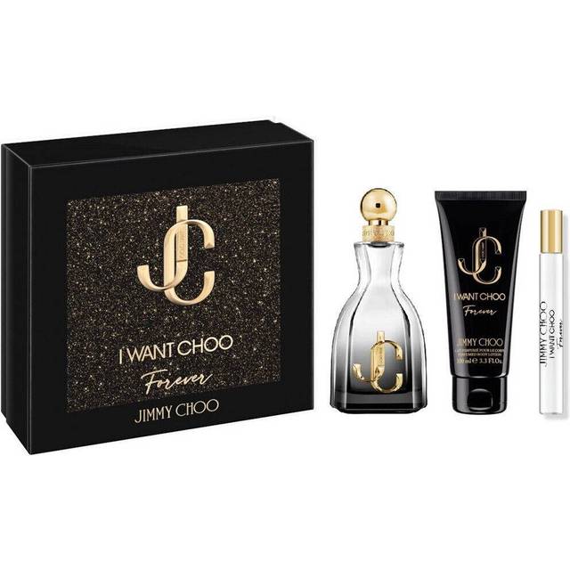 Jimmy choo i want choo forever 100ml edp spray +7.5ml edp spray +100ml b/lotion