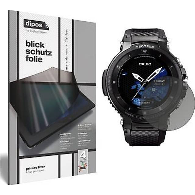 Casio pro trek smart wsd-f30 screen protector privacy filter 4-way protection