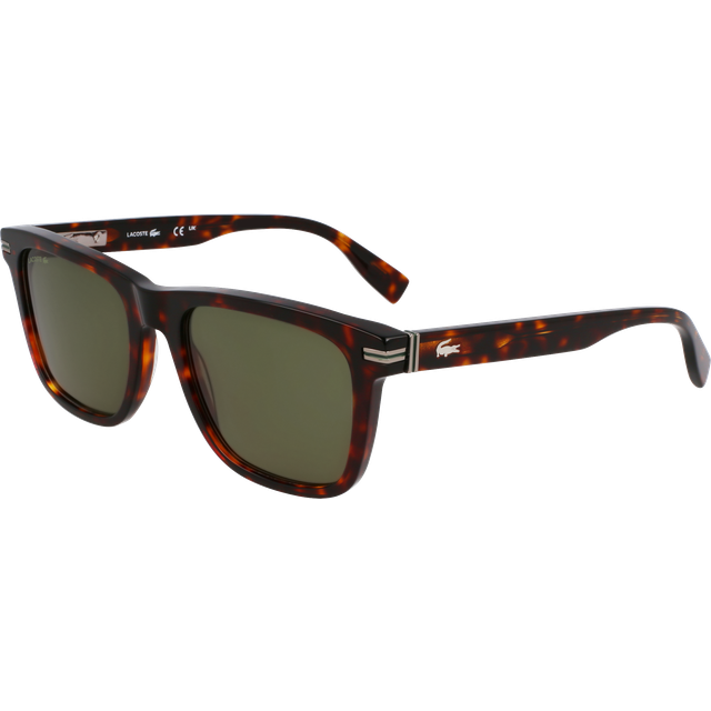 Lacoste L 6045S 230, SQUARE Sunglasses, MALE, available with prescription - Havana