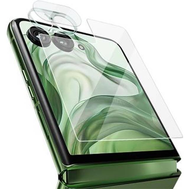 Motorola Razr 50 Ultra Imak Härdat Glas Skyddsset - Klar
