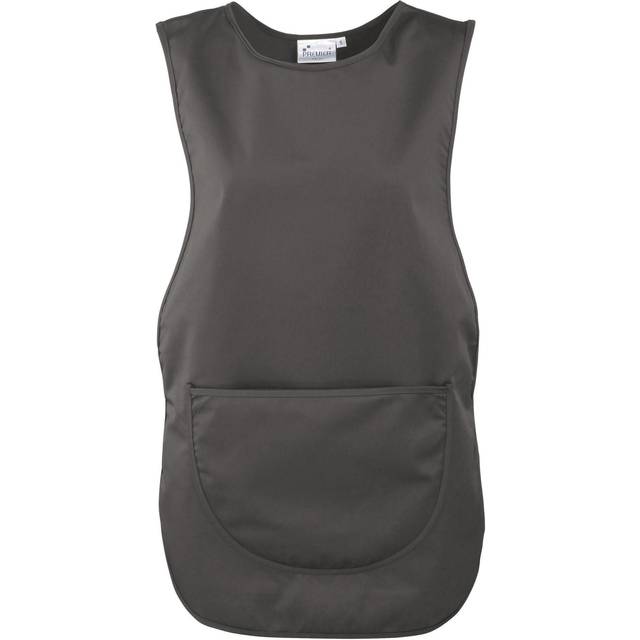 (XL, Dark Grey) Premier Ladies/Womens Pocket Tabard / Workwear