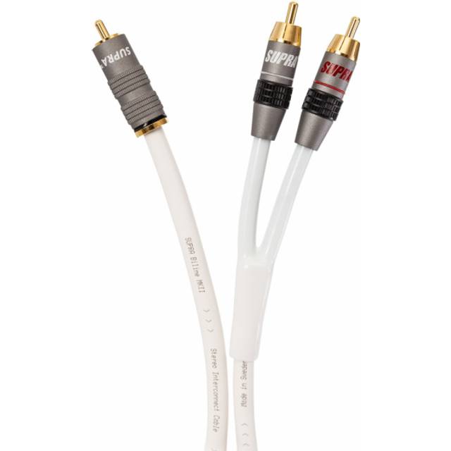 Supra Y-Link 2RCA - 1RCA 8 Meter Vit