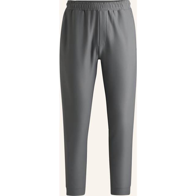 Boss Tracksuit Bottoms with Decorative Reflective Logo - Beige